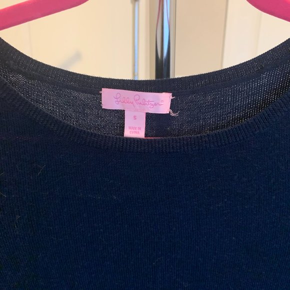 LILLY PULITZER_Knit Dress_Navy_Size Small - Picture 3 of 7